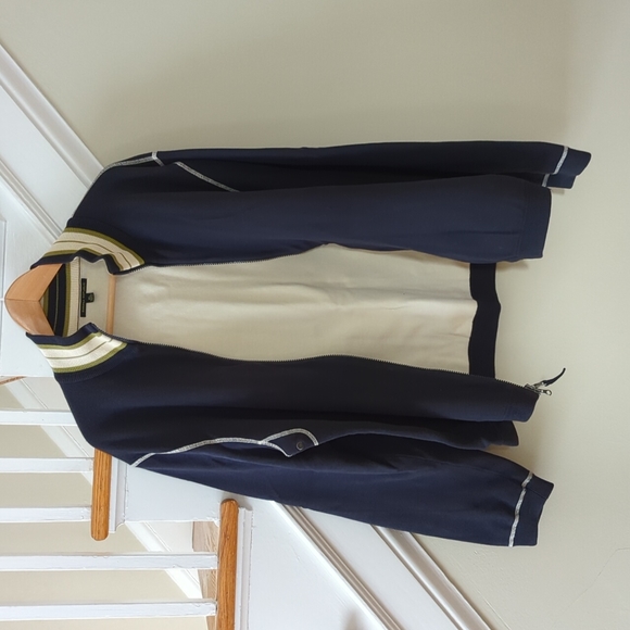 Banana Republic navy blue zipup jacket size XL - Picture 9 of 13